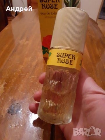 Стар одеколон Super Rose, снимка 4 - Други ценни предмети - 28186805