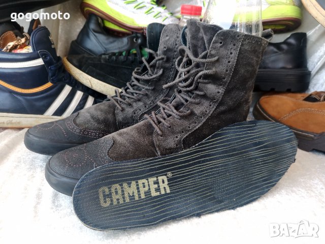 CAMPER® original, N- 43 , мъжки боти, кецове, 100% висококачествен естествен велур кожа, GOGOMOTO, снимка 2 - Мъжки боти - 43899366