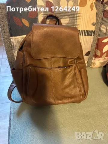 Кожена раница , снимка 1