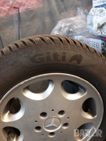 Зимни гуми с джанти Мерцедес/mercedes-benz, снимка 3 - Гуми и джанти - 53051669