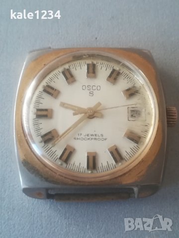 Швейцарски часовник OSCO S. Vintage watch. Мъжки. Механичен. 