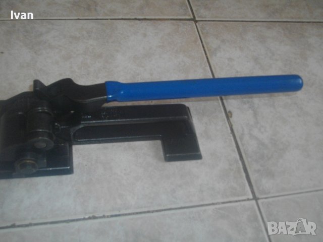 Ръчен Чембер За Метални Ленти 18-25мм-Индустриален Промишлен-Made in USA-MIP 1300-Почти Нов-Отличен, снимка 5 - Други инструменти - 43426019