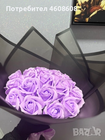 Букети от сапунени рози