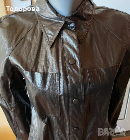 Черна риза-сако ZARA, снимка 2 - Ризи - 49422219