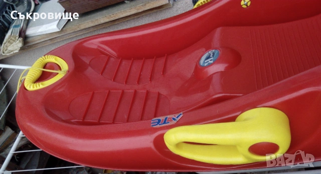 Детска шейна Snow Flipper Deluxe със спирачки, снимка 5 - Зимни спортове - 53323035