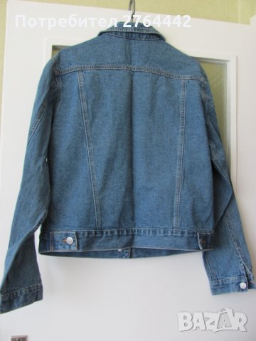 Дънкено късо яке / сафари - като ново, снимка 2 - Якета - 32333591