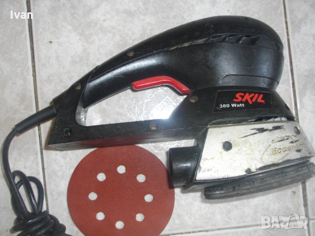 ф125 мм-380 Вата-Скил-Ексцентър Кръгъл Виброшлайф-Китай-2009 г.-Skil 7440 Eccentrik.