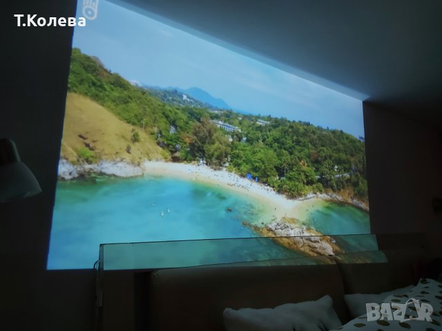 НОВ Проектор за домашно кино , снимка 9 - Плейъри, домашно кино, прожектори - 43159159