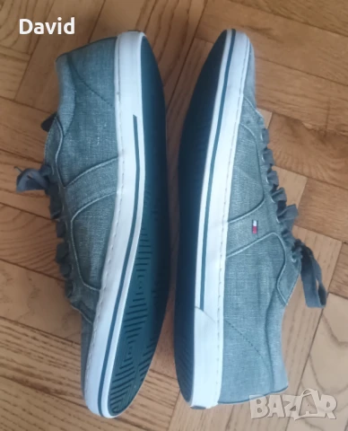 Оригинални мъжки сникърси Tommy Hilfiger, снимка 3 - Спортно елегантни обувки - 51309117