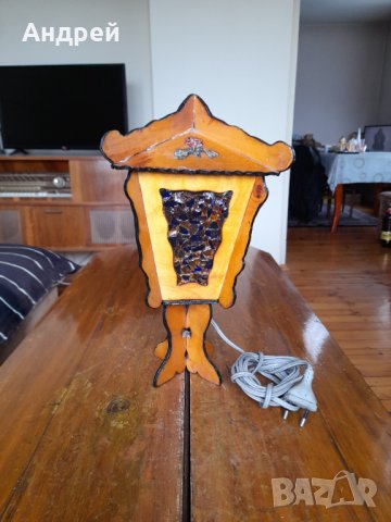 Стара декоративна лампа #7, снимка 1 - Антикварни и старинни предмети - 43091841