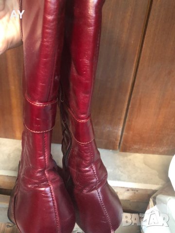 Дамски ботуши естествена кожа, снимка 3 - Дамски ботуши - 34879181