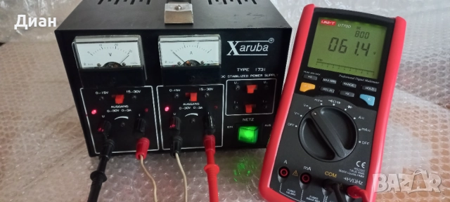 Лабораторно захранване Xaruba 1731, снимка 7 - Друга електроника - 52891524