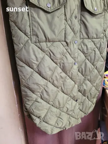 дълго зелено яке+ грейка, 2 в 1- М размер., снимка 6 - Якета - 47836548