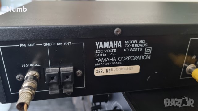 Тунер Yamaha TX-580RDS, снимка 3 - Ресийвъри, усилватели, смесителни пултове - 43656211
