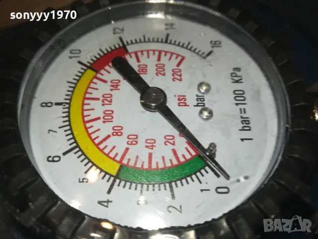МАНОМЕТЪР С МАРКУЧ ЗА ГУМИ 3110241031, снимка 5 - Аксесоари и консумативи - 47783935