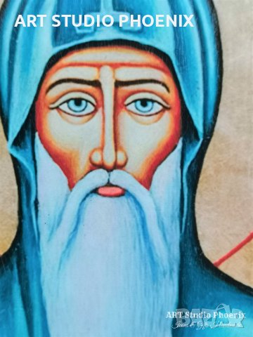 Икона на Свети Йоан Рилски icona Sveti Ioan Rilski, снимка 2 - Икони - 13117164