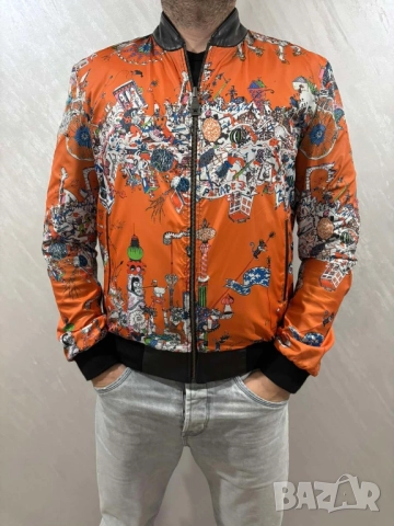 Мъжко кожено яке , снимка 4 - Якета - 52432582