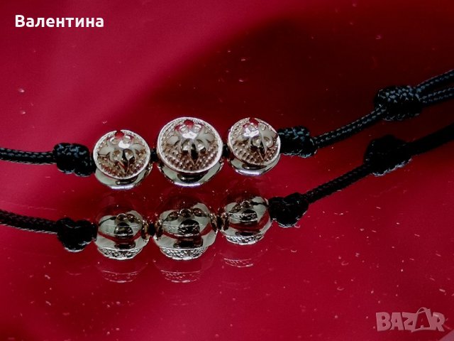 Дамски луксозен гердан Чокър от сребро с розово злато Rose gold choker, снимка 1