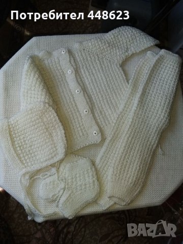 Промо Ръчно плетени дрешки, снимка 3 - Комплекти за бебе - 27147948