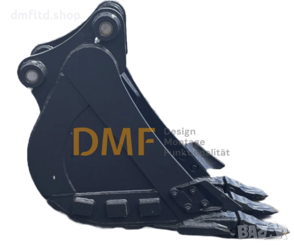 КОФА ЗА БАГЕР – 450 мм, ЗЪБИ + СТРАНИЧНИ РЕЖЕЩИ РЪБОВЕ - ТЕЖКА СЕРИЯ, снимка 4 - Индустриална техника - 52581204