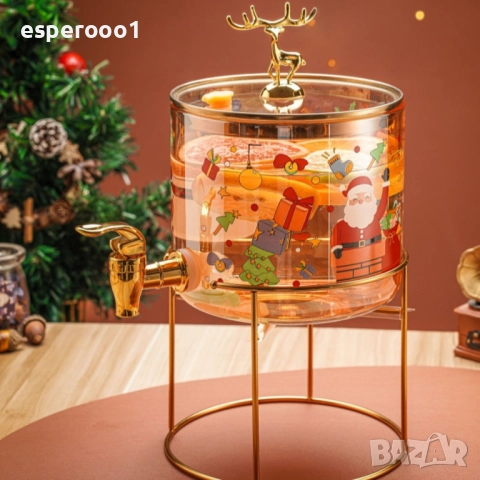 Стъклен диспенсър , снимка 5 - Прибори за хранене, готвене и сервиране - 52258439