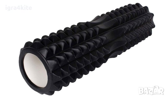 Големи Черни Фоум Ролери (таралеж) два размера 42x14 Foam roller, снимка 3 - Фен артикули - 40769273