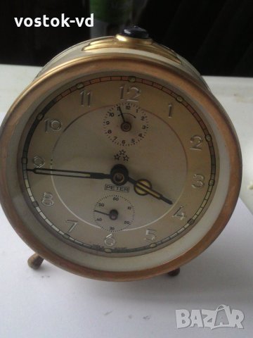 НЕМСКИ ЧАСОВНИК PETER РАБОТЕЩ, снимка 8 - Антикварни и старинни предмети - 26942444