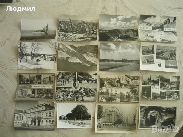 Стари черно-бели картички от Европа, снимка 3 - Антикварни и старинни предмети - 43485617