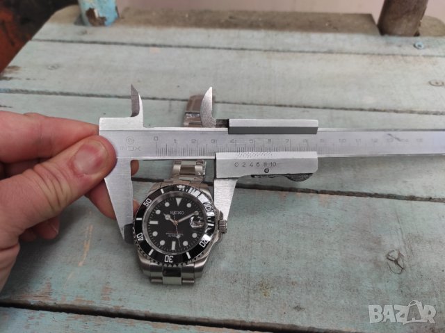 Seiko mod Submariner black, снимка 4 - Мъжки - 43242604