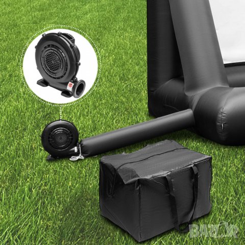 Нов Надуваем екран 420x250 см за проектор за външна употреба 162", 16:9, снимка 10 - Стойки, 3D очила, аксесоари - 32764713