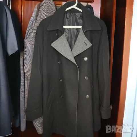 Мъжко палто от вълна L/XL, снимка 2 - Палта - 48313056