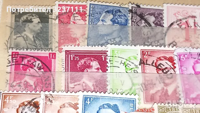 Марки Белгия, снимка 2 - Филателия - 48630217