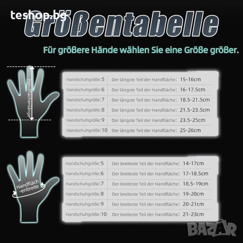 Вратарски ръкавици SPORTOUT дишащи 4 мм латекс, снимка 4 - Футбол - 52185211