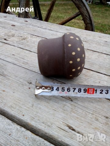 Стара керамична касичка, снимка 7 - Антикварни и старинни предмети - 27064262