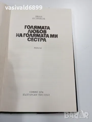 Иван Остриков - Голямата любов на голямата ми сестра , снимка 5 - Българска литература - 49490642