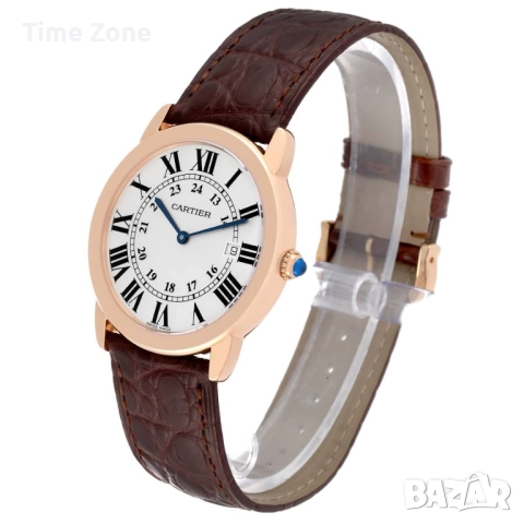 Cartier Ronde Solo 36mm Quartz Rose Gold Дамски, снимка 3 - Дамски - 47991731