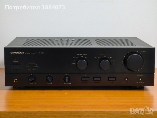 Усилвател Pioneer A-445, снимка 3 - Ресийвъри, усилватели, смесителни пултове - 43476556