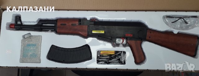АВТОМАТ МЕТАЛЕН Yang Kai AK47-3 с електрическо изстрелване на меки топчета 34 7 , снимка 6 - Други - 32851234