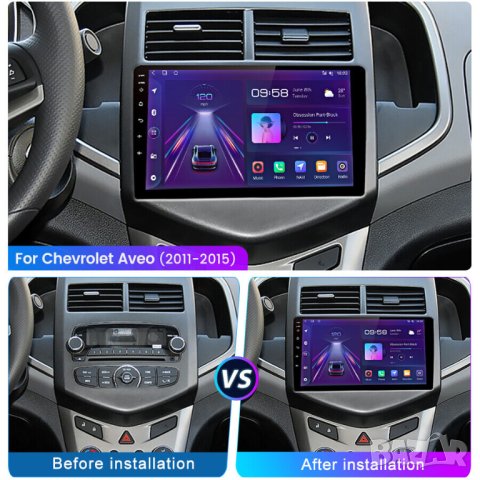 Мултимедия, Двоен дин, за Chevrolet AVEO, екран, Навигация, плеър, дисплей, Android, Шевролет Авео, снимка 4 - Аксесоари и консумативи - 43587420
