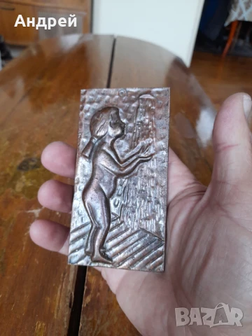 Стара табела,табелка за баня #13