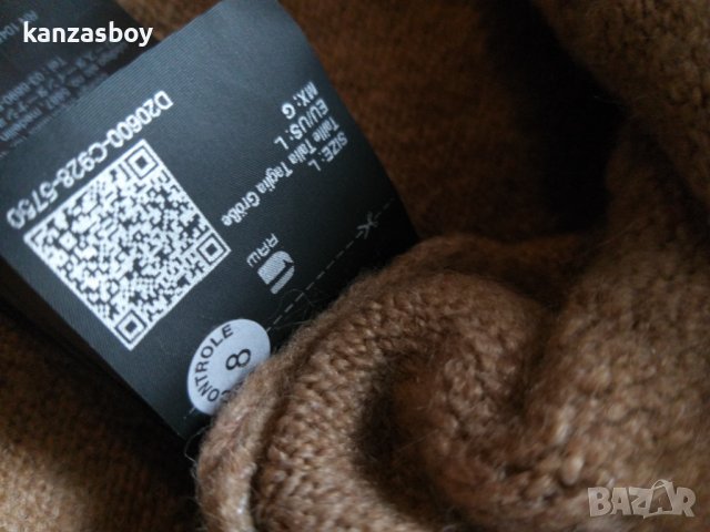 g-star cable turtle knit - страхотен дамски пуловер  КАТО НОВА, снимка 10 - Блузи с дълъг ръкав и пуловери - 43186570