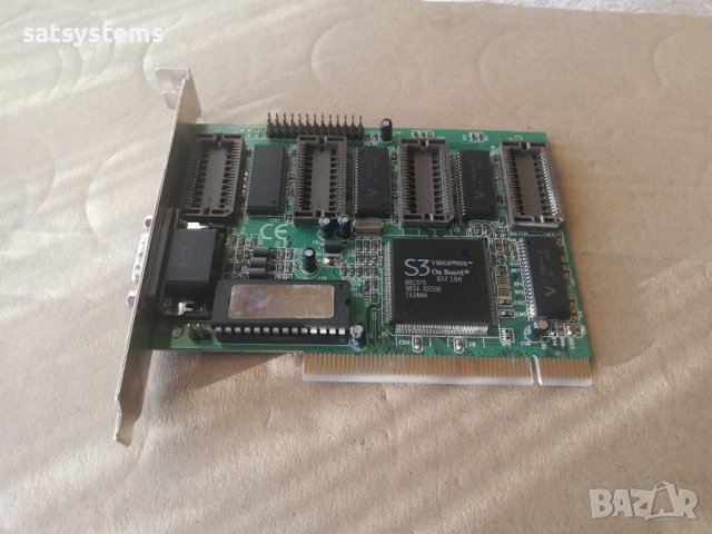 Видео карта S3 Super Virge/DX S3 VGDX 4MB PCI, снимка 5 - Видеокарти - 36962753