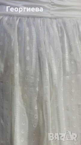 Кокетна бяла рокля 👗💎XS, S, М👗💎арт.110, снимка 8 - Рокли - 26742363