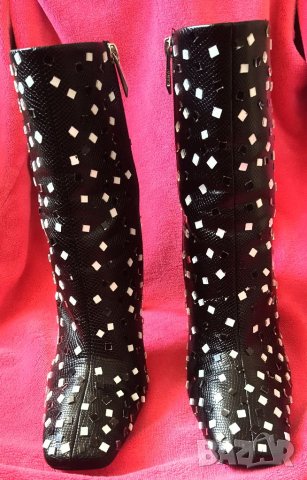 УНИКАТ-дизайнерски боти, снимка 5 - Дамски боти - 43272976
