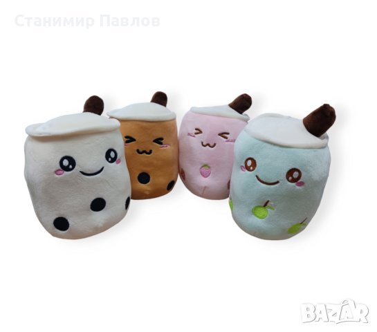 Плюшена играчка Бабъл Boba Tea Bubble Tea Cup, снимка 1 - Плюшени играчки - 44046379