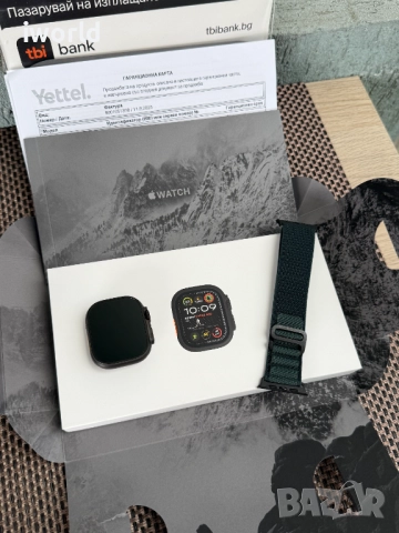 НОВ❌ 24М Гар‼️ Apple Watch ULTRA 2 ‼️Лизинг от 45лв/м‼️ 49mm Black Titanium ☎️, снимка 4 - Смарт часовници - 52247514