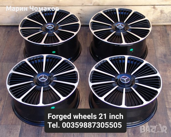 21 цола КОВАНИ джанти за Mercedes S-class W222 , C217 , W223, снимка 3 - Гуми и джанти - 43095830