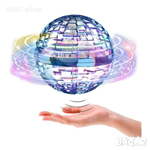 ПРОМО! Летяща Топка FLYNOVA PRO Бумеранг с радиоконтрол LED светлини дрон, снимка 6 - Други - 53029498