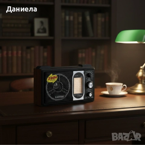 Преносимо радио Leotec LT-2008 — класически дизайн и AC/DC захранване, снимка 4 - Друга електроника - 53354406