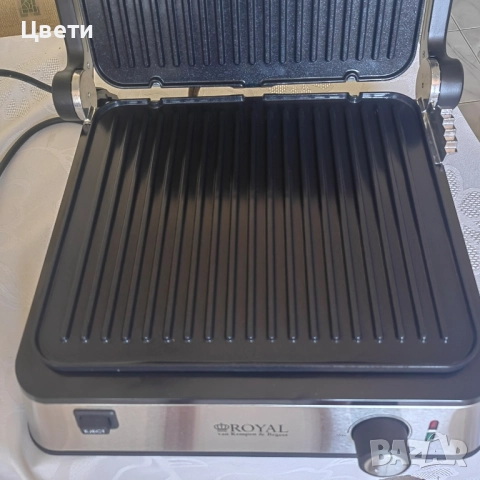 Контактен грил Royal, снимка 4 - Скари - 51617185